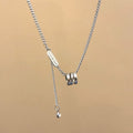 Slim Waist Ring Pendant Necklace – Unisex Fashion Jewelry