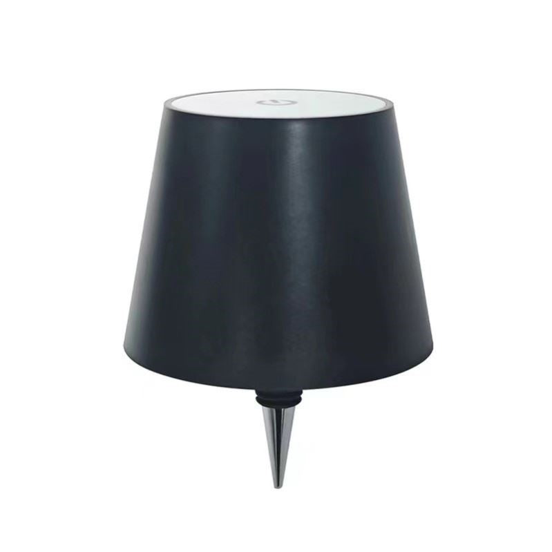 Red Wine Bottle Table Lamp – Creative Glass Accent Light with 3-Level Dimmer