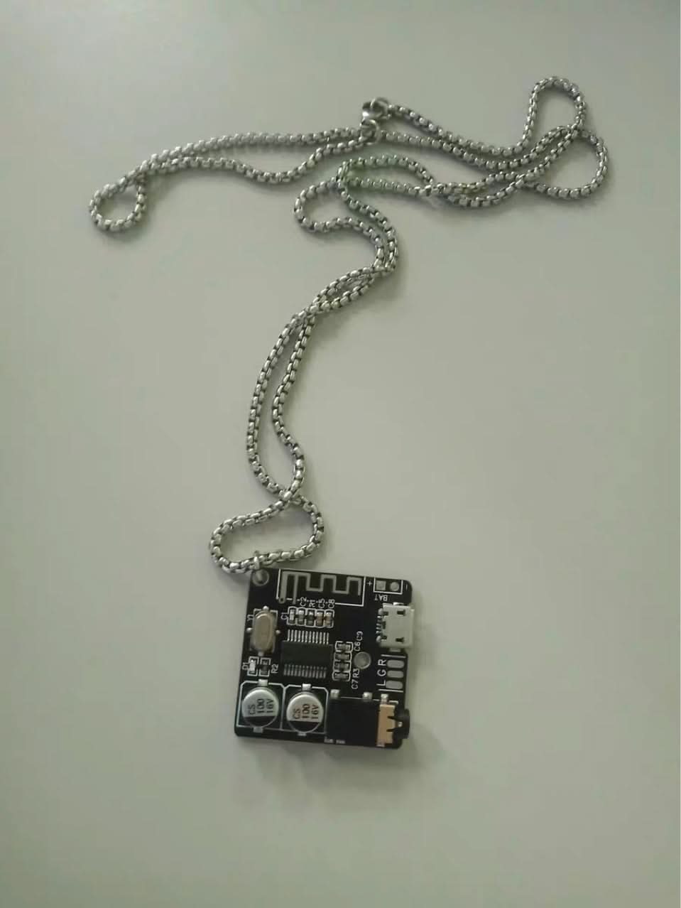 Cyberpunk Mechanical Pendant Necklace, Titanium Steel