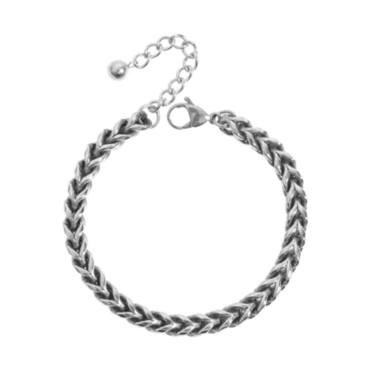 Men’s Retro Titanium Steel Cuban Bracelet – Minimalist Statement Jewelry