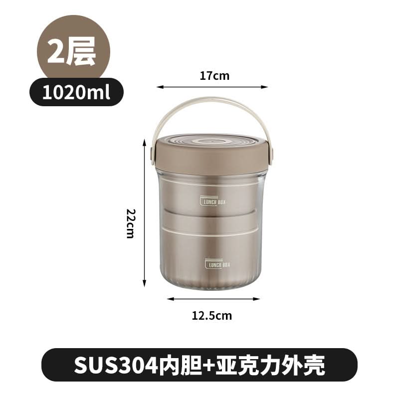 Insulated Lunch Box – Two/Three Layers Food Container