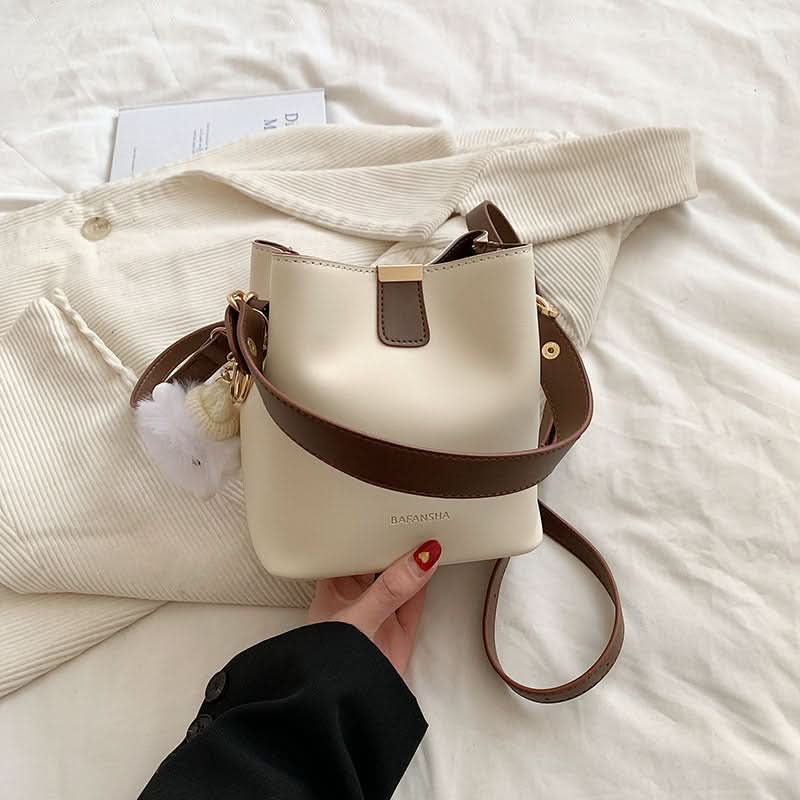 Retro Bucket Shoulder Bag for Women – Fashionable Crossbody Bag