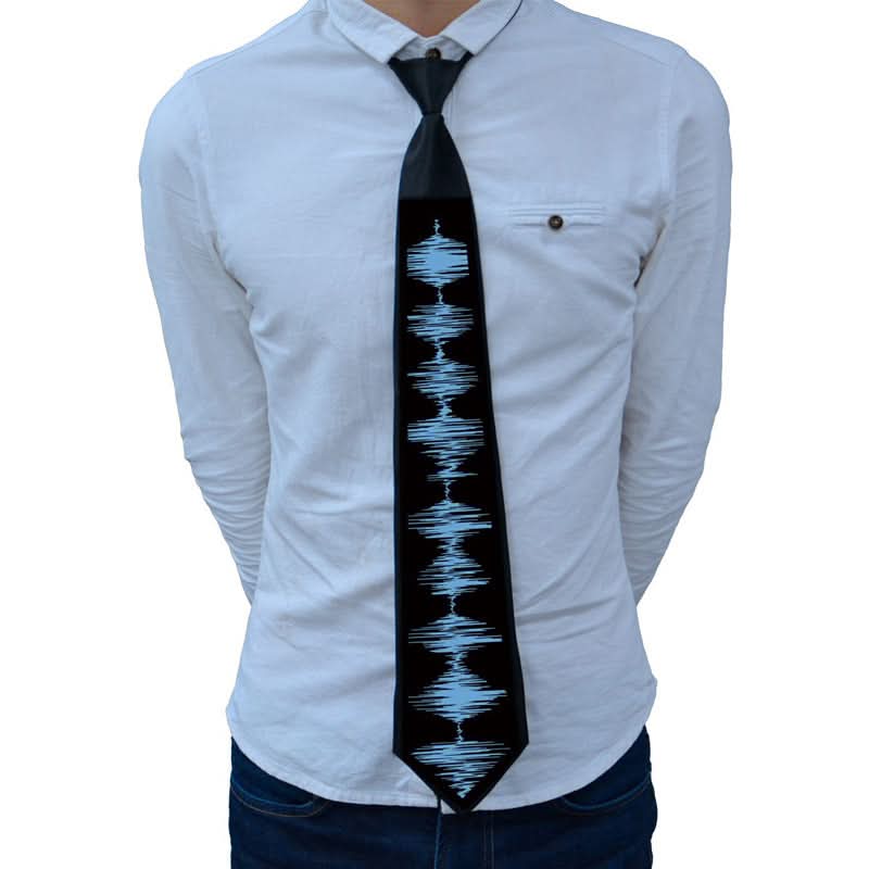 Voice-Activated LED Halloween Party Tie