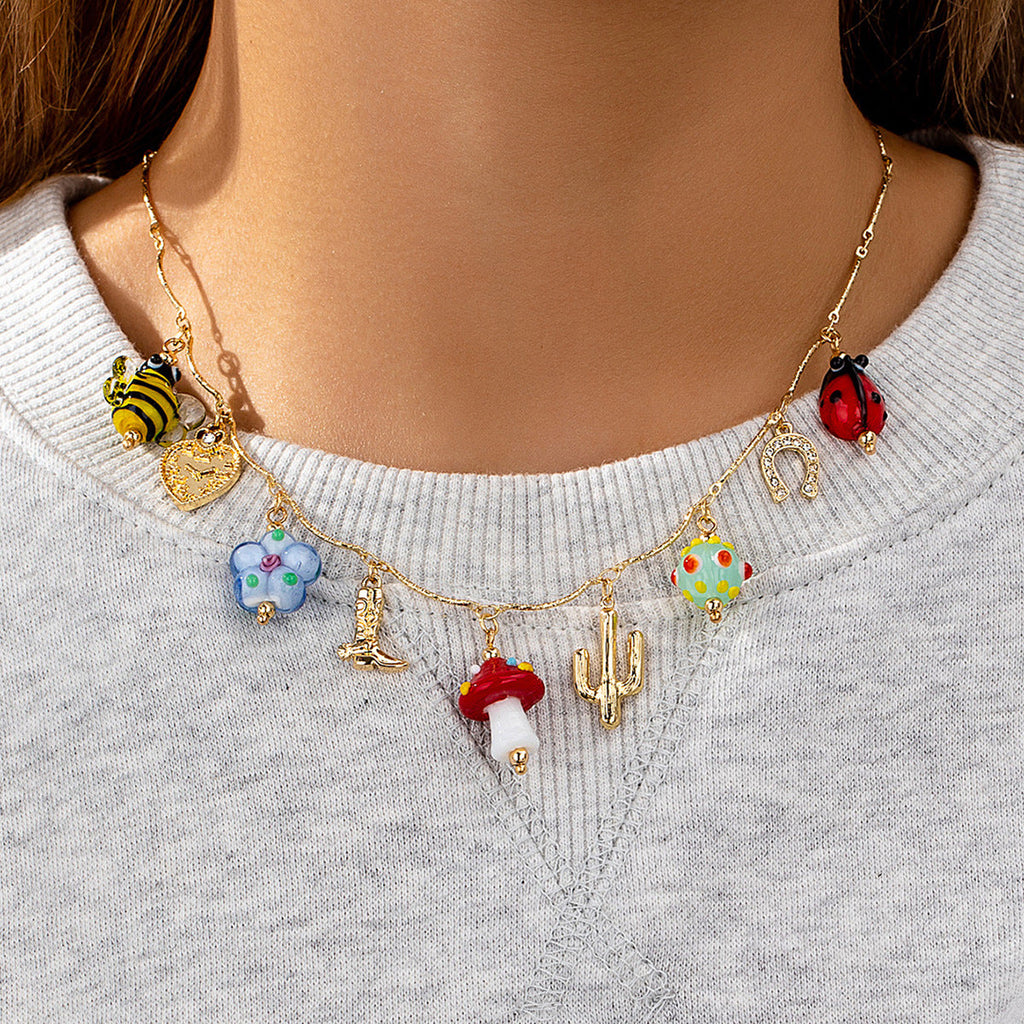 Ocean Charm Pendant Necklace for Women – Beach Style Alloy Jewelry