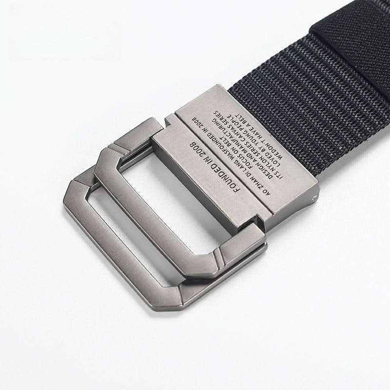Men’s Nylon Belt with Double Ring Buckle – Adjustable