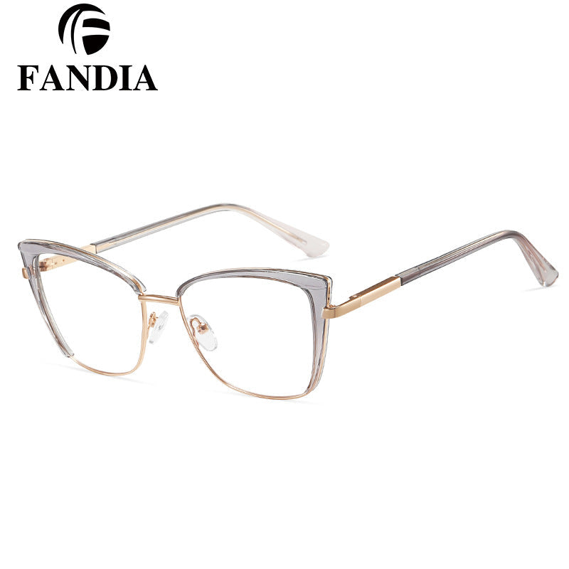 Cat-Eye Anti-Blue Light Glasses for Women – Light Luxury Optical Frame | Myopia-Ready