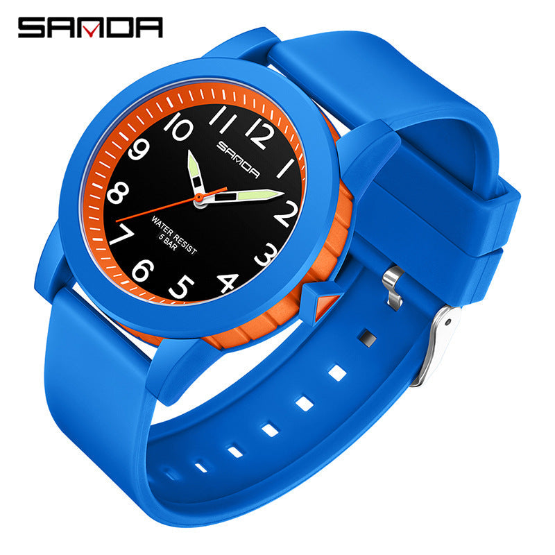 Sanda Waterproof Digital Quartz Watch – Unisex Shockproof Outdoor Kids Sports Watch