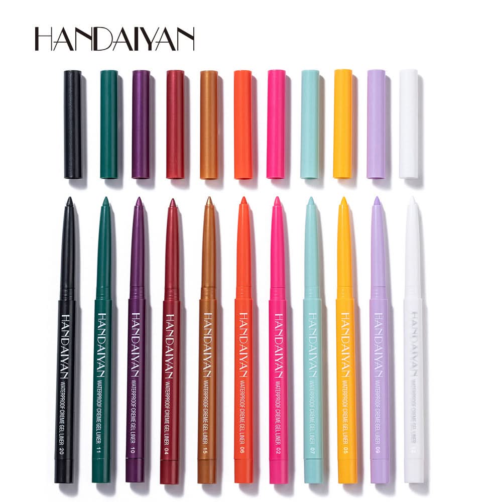 HANDAIYAN Waterproof Eyeliner Gel Pencil – Smudge-Proof Cream Gel Eyeliner