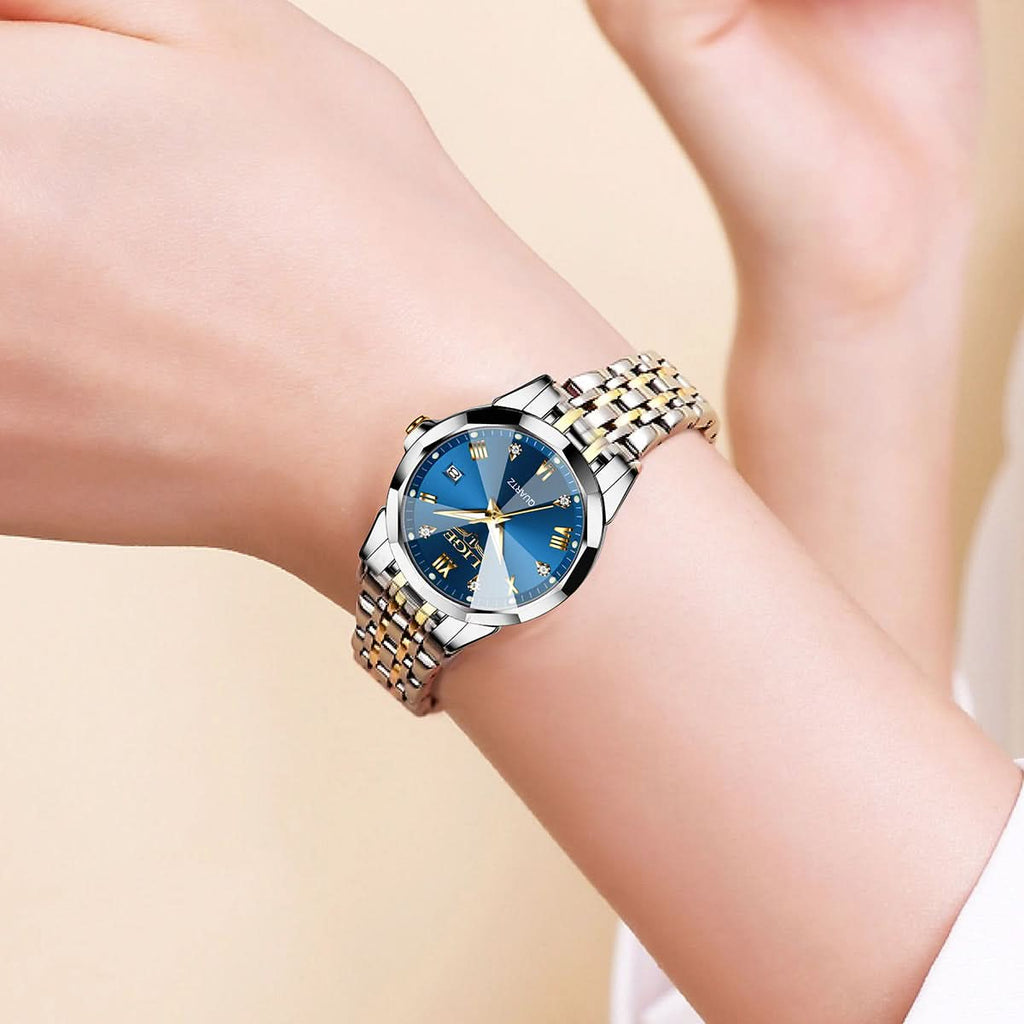 Unisex Fashion Quartz Watch – Calendar Wristwatch with Luminous Dial