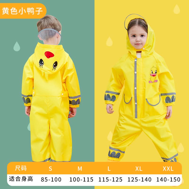 Reusable Full-Body Raincoat for Women & Kids – Lightweight, Waterproof
