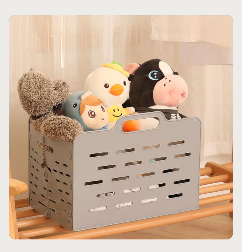 Dirty clothes basket clothes storage basket large capacity folding bathroom toilet laundry basket household plush toy storage bucket