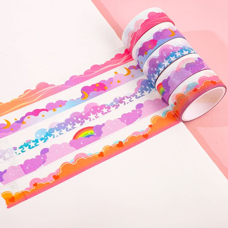 6 Rolls Dreamy Cloud Lace Tape Set