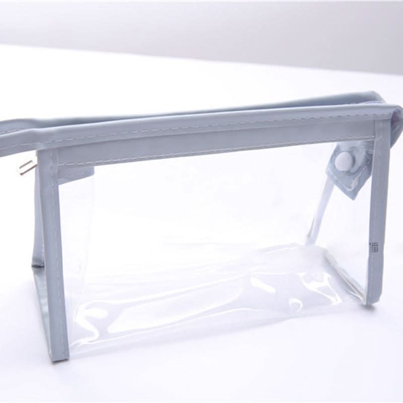 Large Capacity Transparent Stationery Pencil Bag