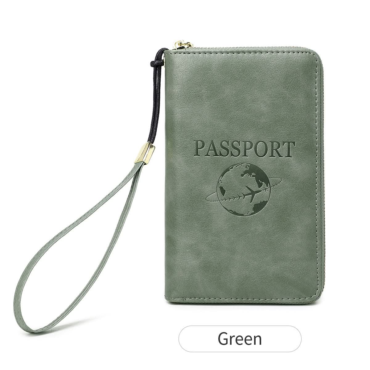 RFID Blocking Passport Holder – Waterproof Travel Wallet With Multi-Card Storage