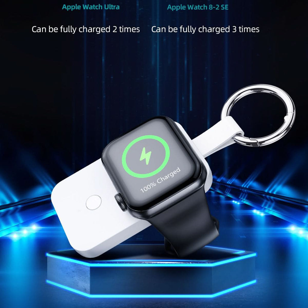 1000mAh Magnetic Watch Charger for Apple & Samsung