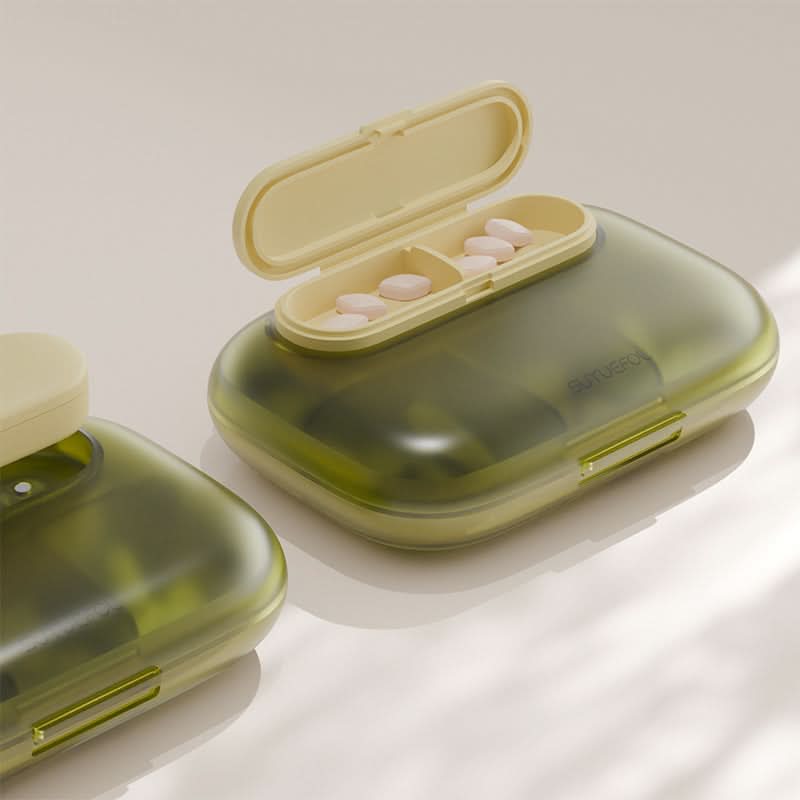 Portable small medicine box three meals a day sealed medicine storage box carry pills medicine packing box
