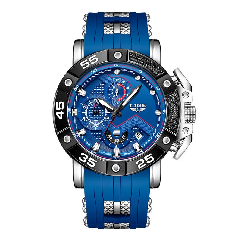 Men’s Chronograph Quartz Watch – Luminous Dial, Business Watch