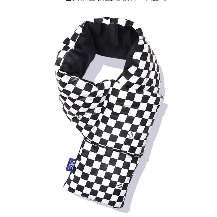 Retro Japanese-Style Cross Scarf
