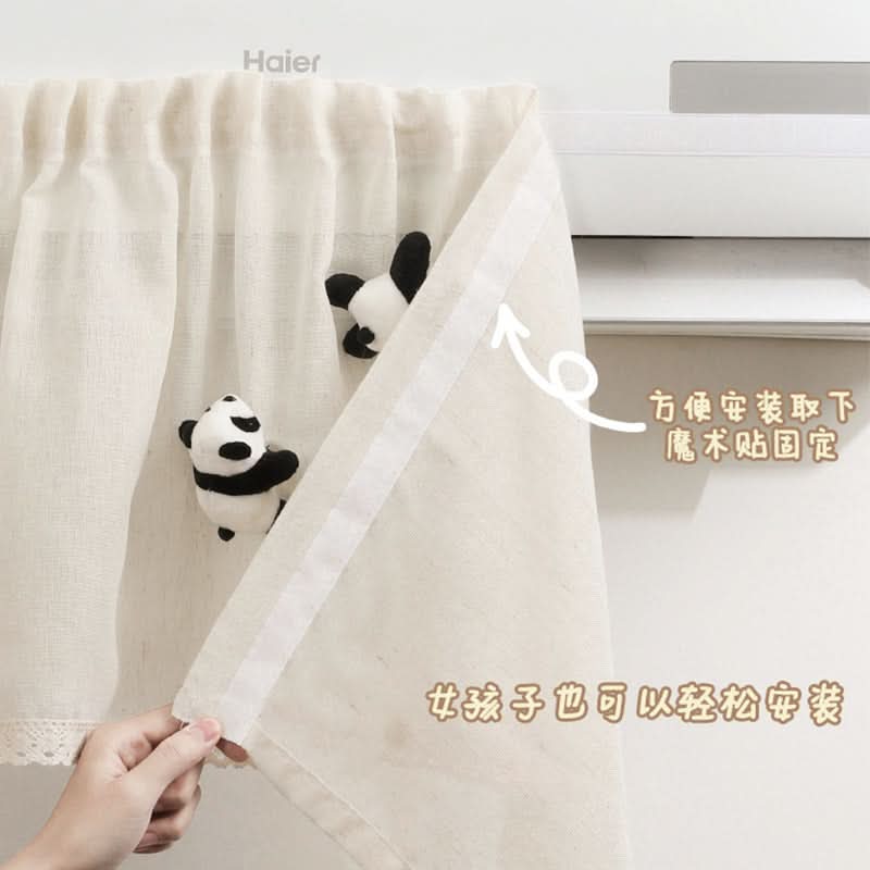 Air Conditioner Wind Shield – Summer Breeze Deflector & Dust Curtain for Cribs