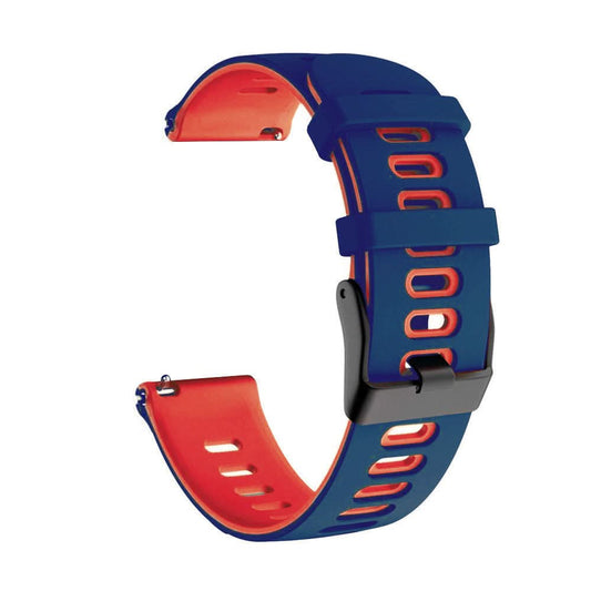 Suitable for Huawei GT3 sports watch with Samsung watch3 two-color breathable GT2 silicone wristband 20/22mm