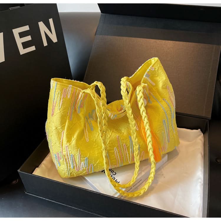 Casual Trend Large Capacity Tote Bag - Fashionable Shoulder Bag