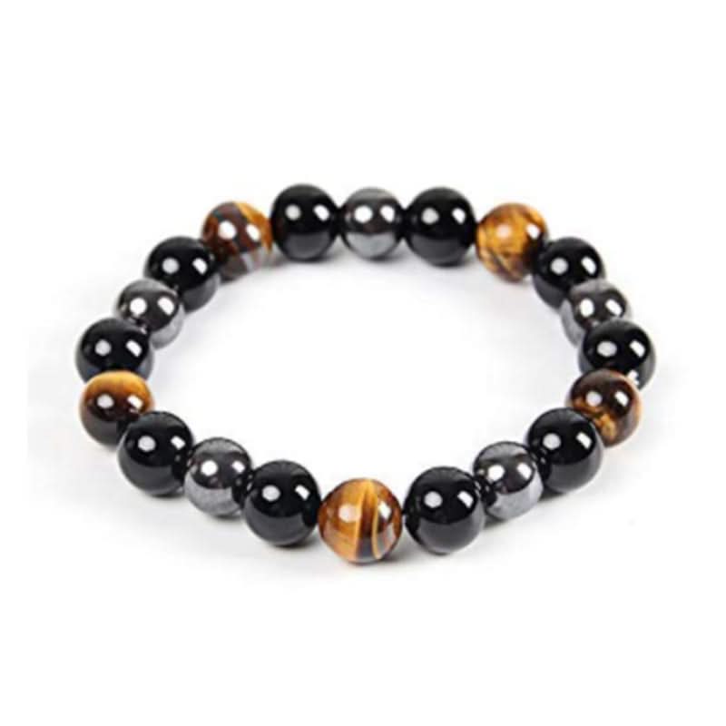 Retro Black Gallstone Energy Bracelet – Unisex