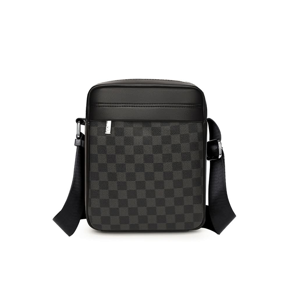 Classic PU Leather Messenger Bag for Men – Trendy Business Bag