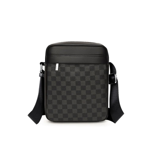 Classic PU Leather Messenger Bag for Men – Trendy Business Bag