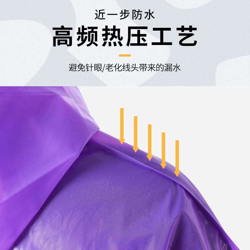 Reusable Full-Body Raincoat for Women & Kids – Lightweight, Waterproof