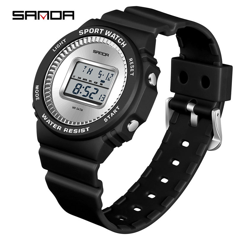 SANDA Multifunctional Digital Sports Watch – Waterproof Luminous Watch with Countdown