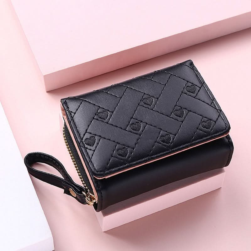 Stylish Embroidered Love Coin Purse