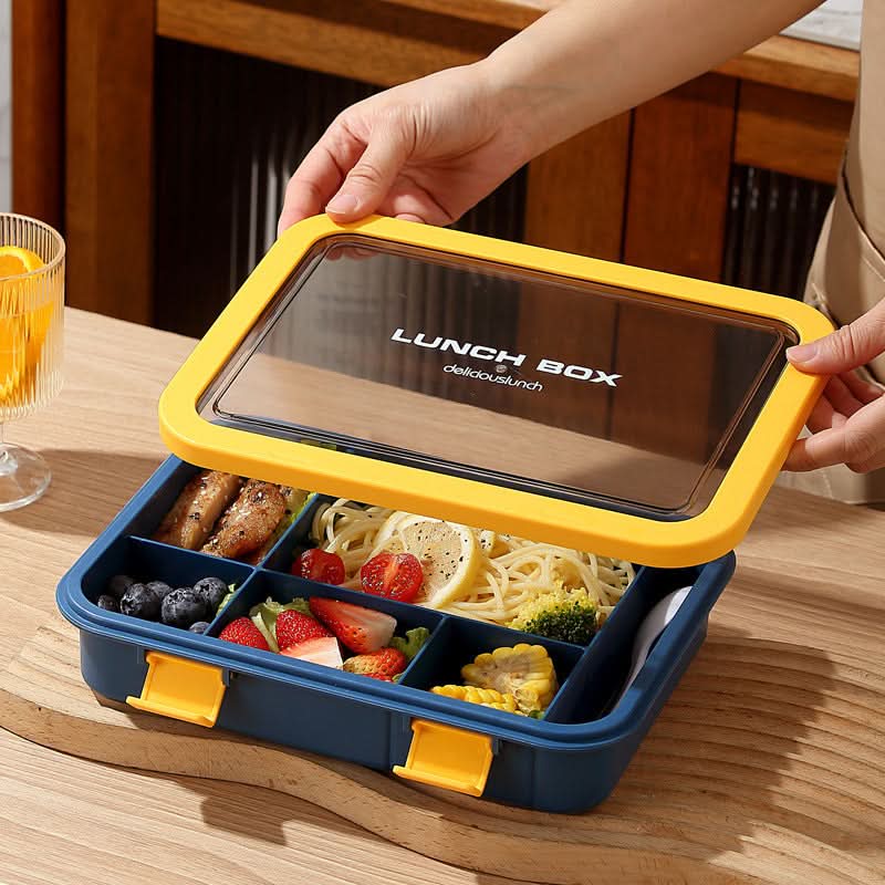 Microwave-Safe Lunch Box – Airtight Container for Students & Meal Prep