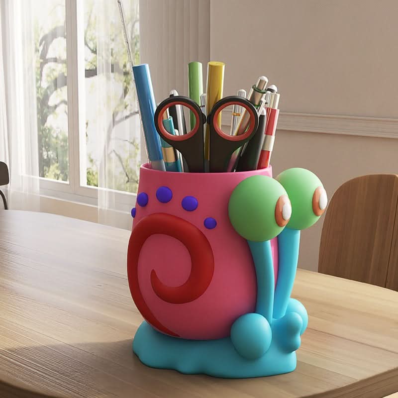 Adorable Snail Pen Holder & Storage Box