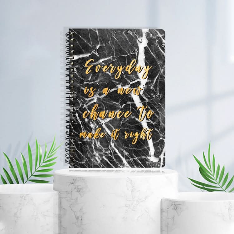 A5 Side Flip Spiral Notebook - Horizontal Line Notepad