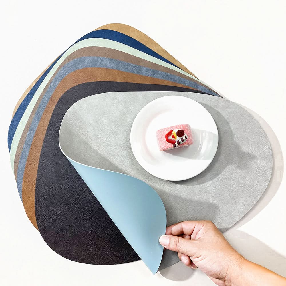 Double-Sided Leather Non-Slip Placemats