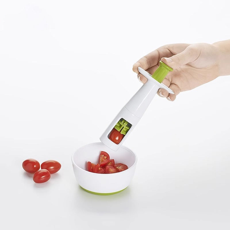Compact Grape & Cherry Tomato Slicer – Quick-Cut Fruit Tool for Kitchen Prep