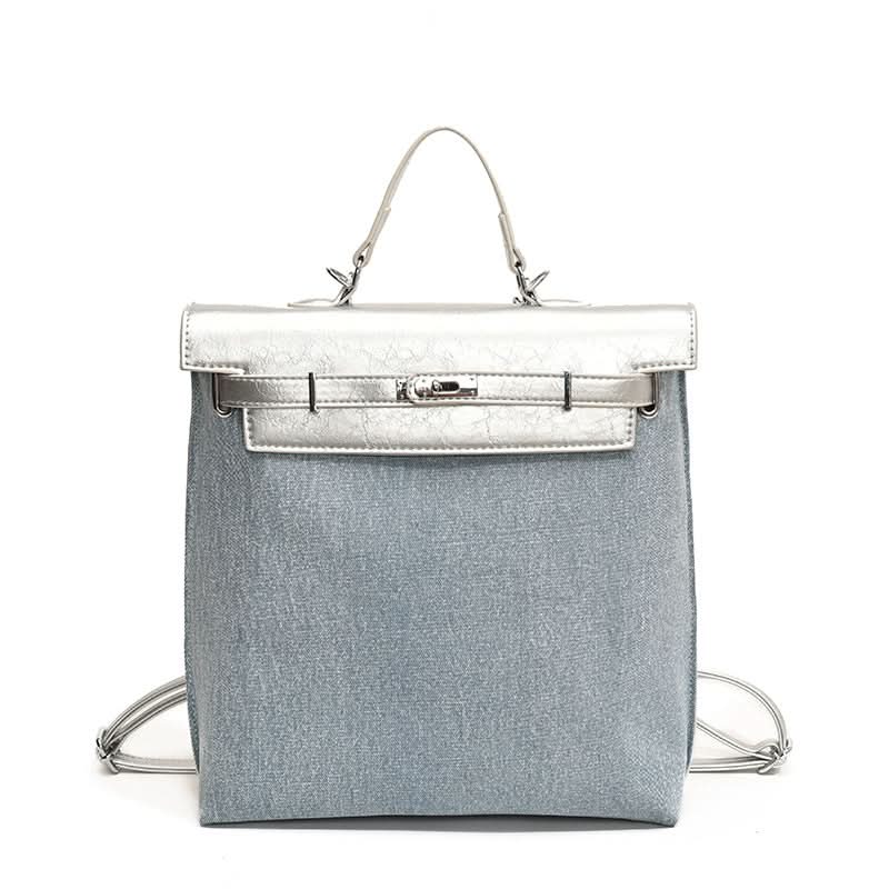 Women's Stylish PU Leather Backpack – College-Style Trendy Bag
