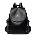 Women's Stylish Leather Backpack – Anti-Theft Travel Bag for Daily Use