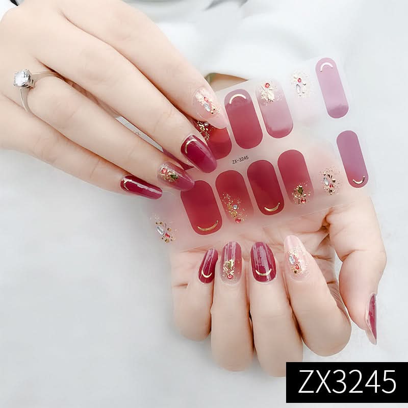 3D Star Diamond Nail Stickers Set