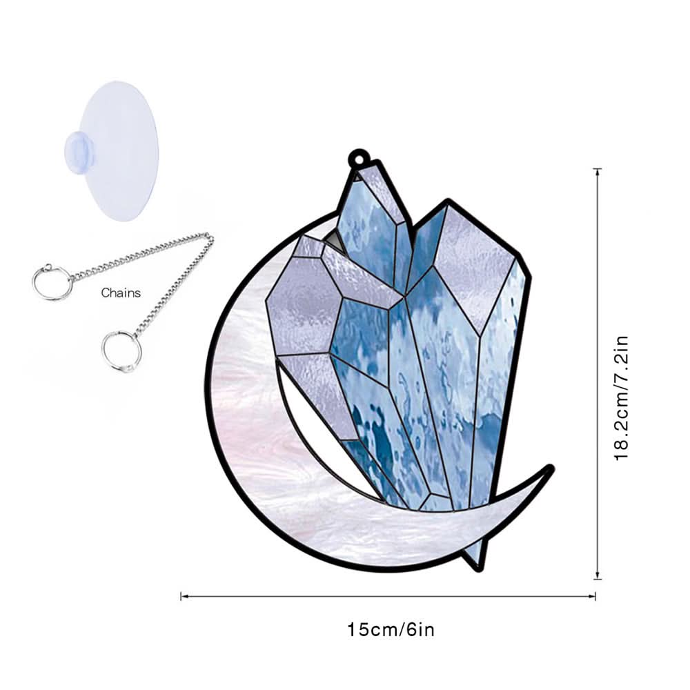 Colorful Acrylic Bird Pendant – Hanging Animal Wall Decor
