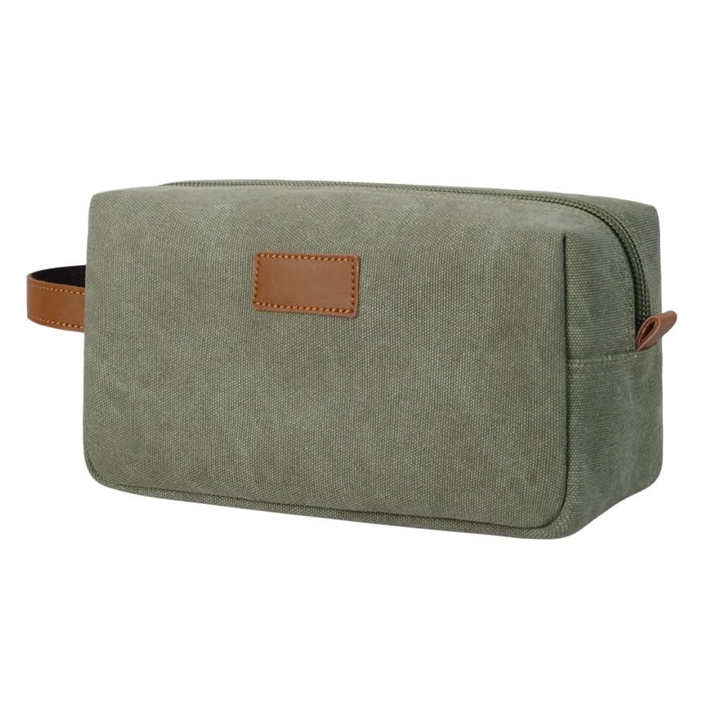 Retro Waterproof Toiletry Bag - Canvas Travel Handbag