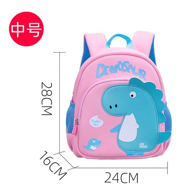 Cute Dinosaur Cartoon School Bag for Kids – Mini Backpack for Boys & Girls