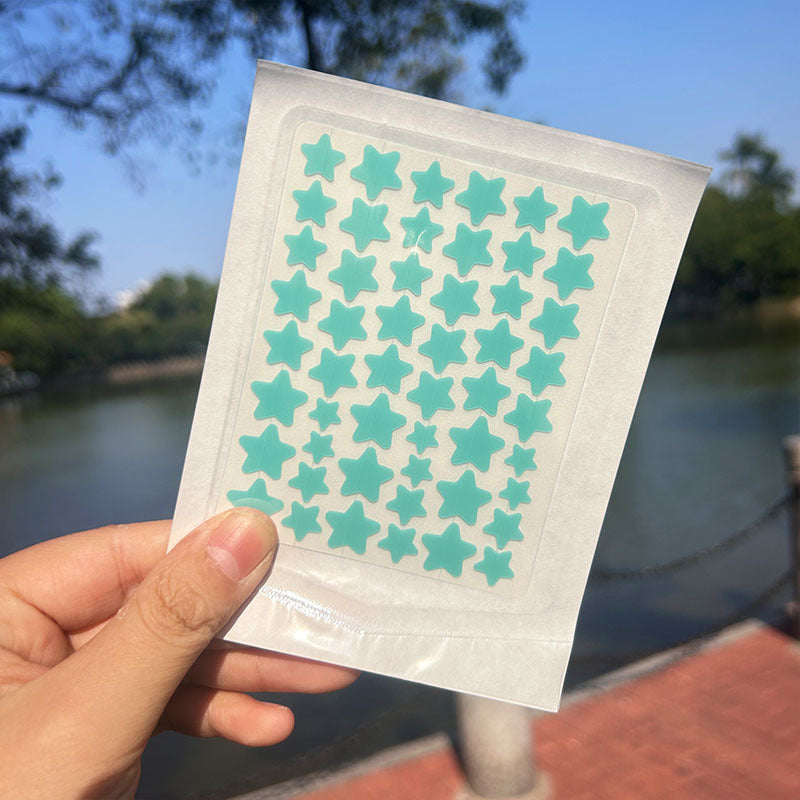 Star Acne Patches for Face – Hydrocolloid Blemish Treatment, Cute Star Shape (51-pieces)