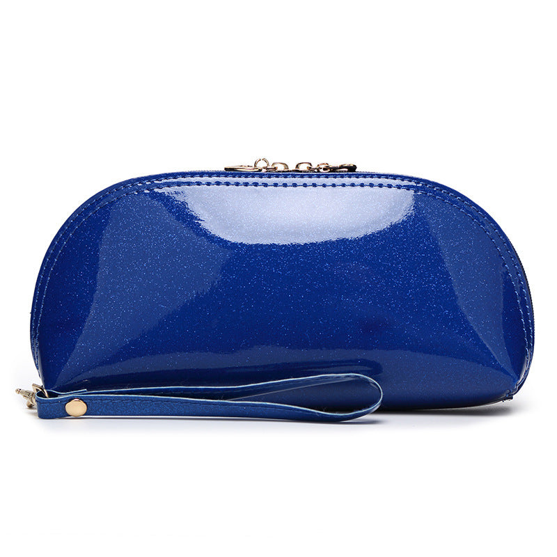 Mini Patent Leather Clutch Bag – Stylish Zipper Purse for Women, Compact Evening & Cosmetic Clutch