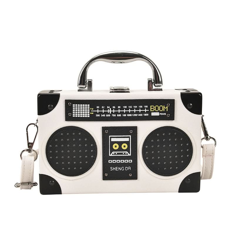 Retro Radio Shoulder Bag for Women