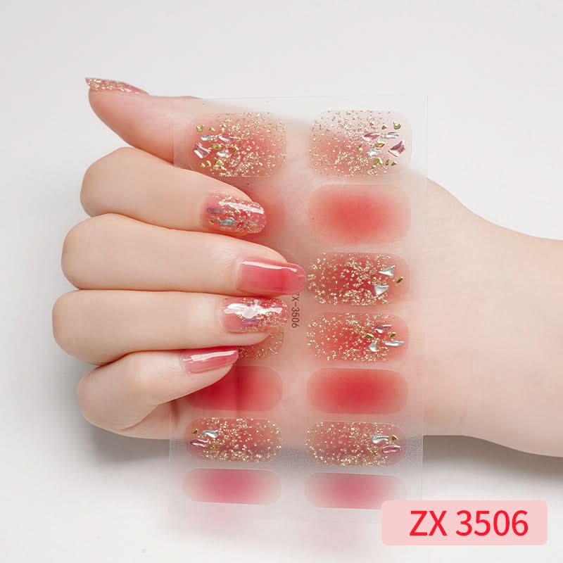 3D Star Diamond Nail Stickers Set