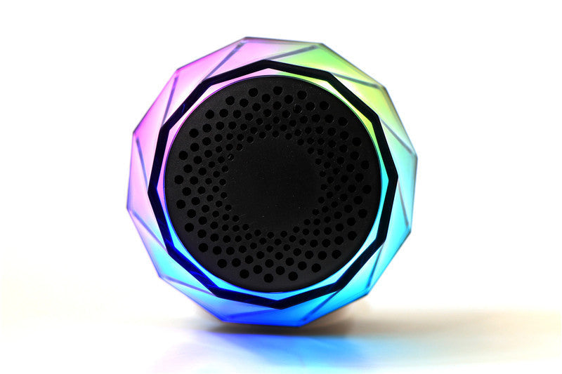 Magnetic Bluetooth Speaker – Portable RGB LED Light Wireless Mini Subwoofer