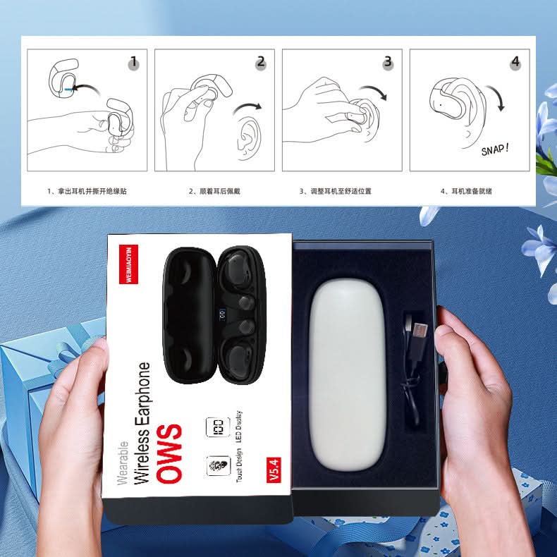 Air Conduction Ear-Hook Bluetooth Headphones