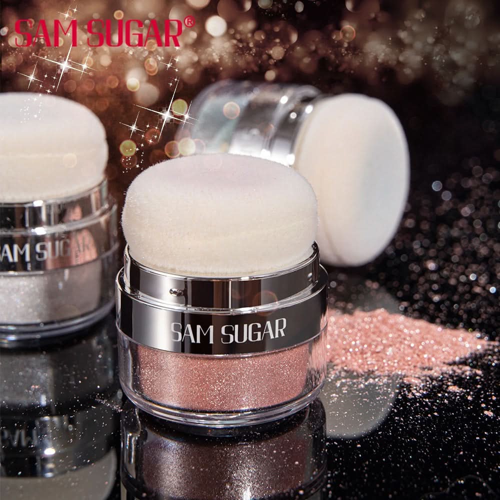 Air Cushion Highlighter – Glitter Glow, 3D Contouring, Face & Body Illuminator
