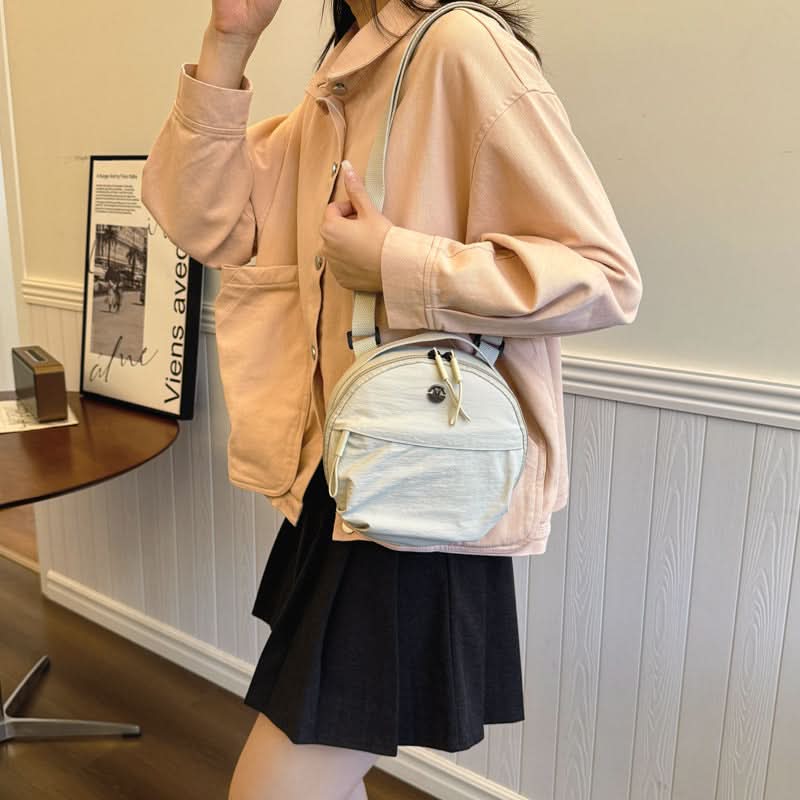 Women's Round Cake Crossbody Bag – Shoulder Bag for Travel & Daily Use